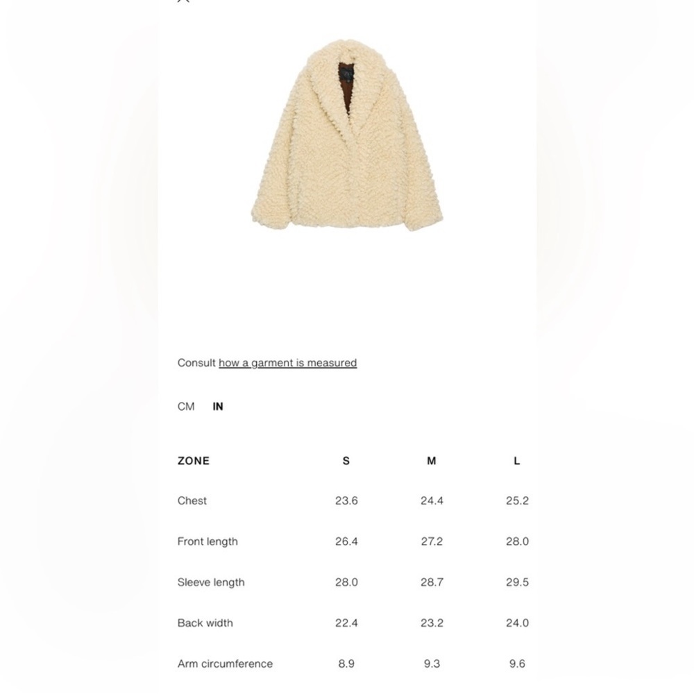 ZARA FLEECE JACKET - Picture 16 of 16